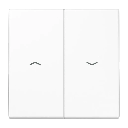 Jung LS range bedieningselement toets ls990 tweedelige wip wit RAL 9016 LS995PWW