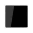 Jung A range stuurafdekking standaard a500 enkelvoudig Glanzend zwart RAL 9005 A1700SW