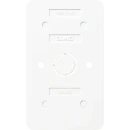 Jung AP 600 Bodemplaat schakelmateriaal 2-voudig Horizontaal en verticaal Glanzend wit RAL 9016 328-622WW