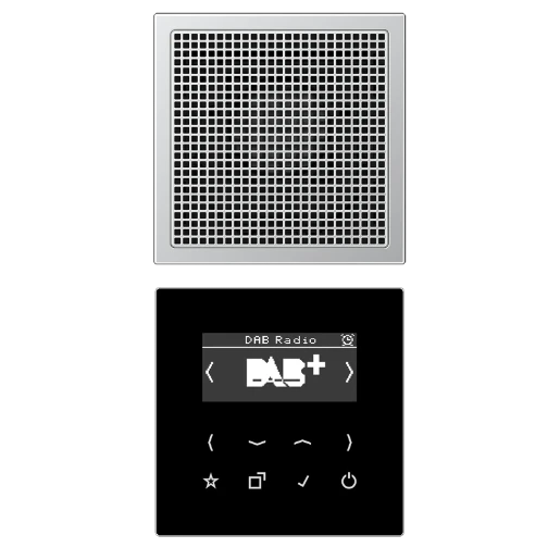 Jung LS range smartradio mono DAB+ FM ontvanger DABAL1