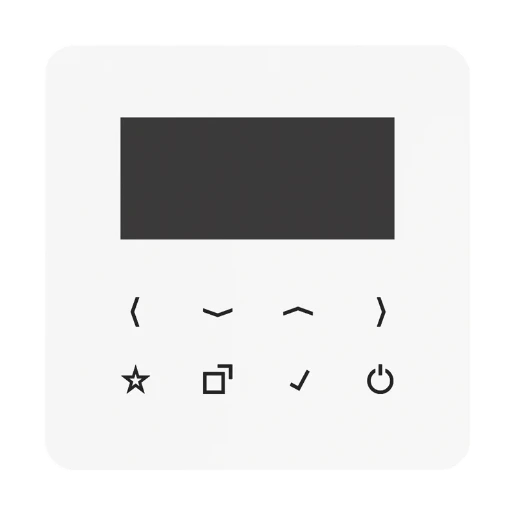 Jung CD range display radio cd500 alpine wit DAB+ FM ontvanger wit DABCD-DISPWW