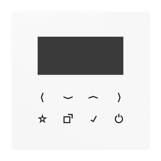 Jung LS range display radio alpine wit DAB+ FM ontvanger wit DABLS-DISPWW