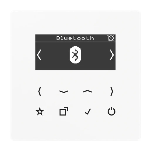 Jung LS range smartradio bluetooth ls990 alpine wit DAB+ FM ontvanger wit DABLSBTWW