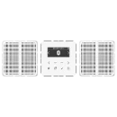 Jung CD range smartradio stereo + bluetooth cd500 alpine wit DAB+ FM ontvanger wit DABCD2BTWW