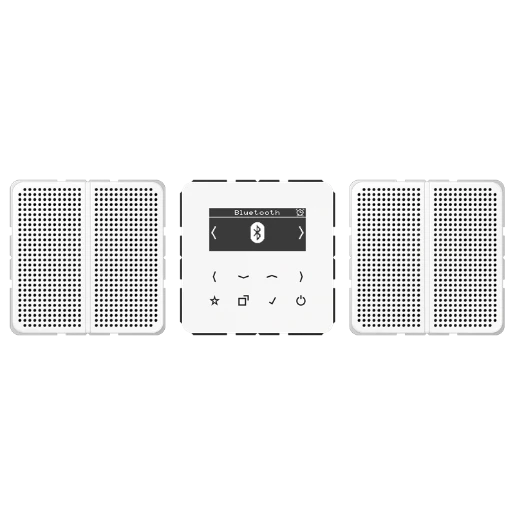 Jung CD range smartradio stereo + bluetooth cd500 alpine wit DAB+ FM ontvanger wit DABCD2BTWW