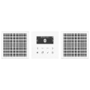 Jung LS range smartradio stereo + bluetooth ls990 alpine wit DAB+ FM ontvanger wit DABLS2BTWW