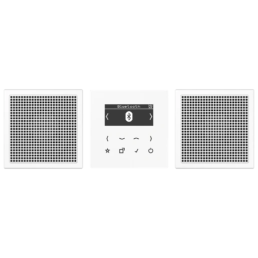 Jung LS range smartradio stereo + bluetooth ls990 alpine wit DAB+ FM ontvanger wit DABLS2BTWW