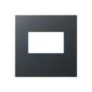 Jung A range afdekking usb-laadcontactdoos a500 centraalplaat antraciet RAL 7016 A1569USBANM