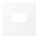 Jung LS range Afdekking USB-laadcontactdoos centraalplaat wit RAL 9016 LS1969USBWWM