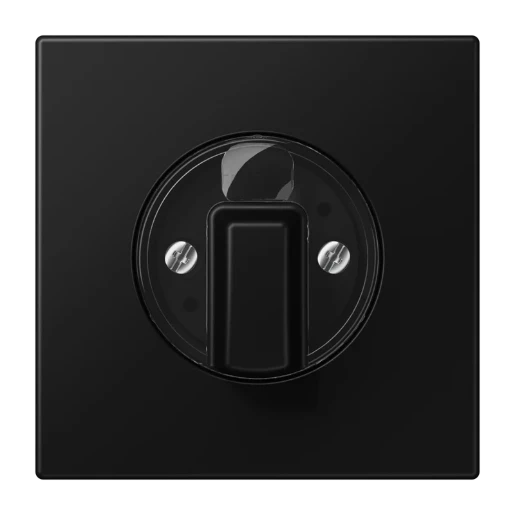 Jung LS range Bedieningselement afdekking draaiknop zwart RAL 9005 LS1941SWM