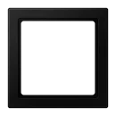 Jung LS range tussenraam ls990 grafiet zwart 55x55 70.5x7.9x70.5mm zwart RAL 9005 LS961Z5SWM