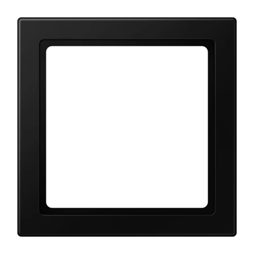 Jung LS range tussenraam ls990 grafiet zwart 55x55 70.5x7.9x70.5mm zwart RAL 9005 LS961Z5SWM