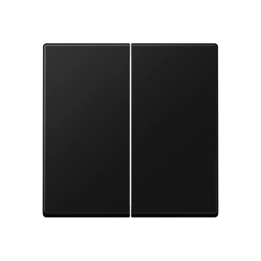 Jung A range bedieningselement knx taster a500 tweedelige wip zwart RAL 9005 A102BFSWM