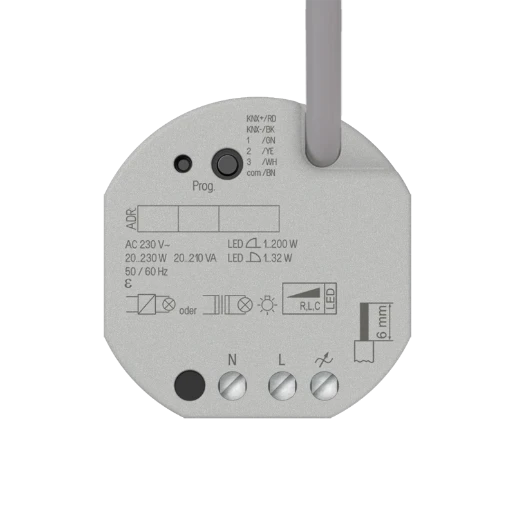 Jung KNX inbouwdimmer univ. 1x210W