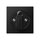 Jung A range afdekking a500 draaiknop zwart RAL 9005 A1541BFSWM