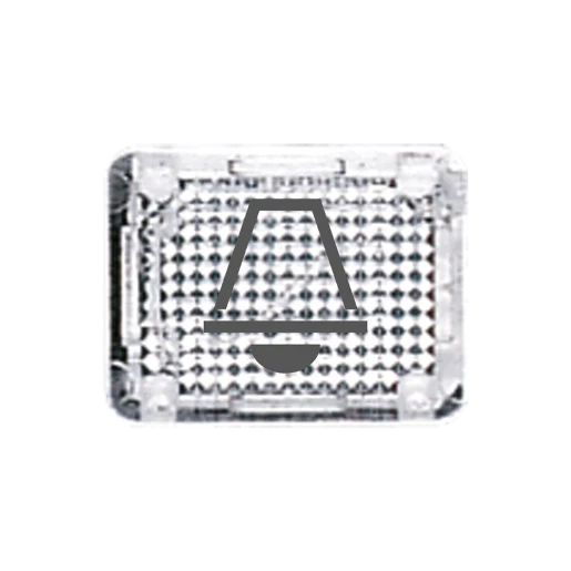 Jung WG 800 inzetstuk contactdoos wg600/800/ap helder bel Symbool 