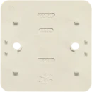 Jung AP 600 bodemplaat schakelmateriaal 1-voudig Horizontaal en verticaal Glanzend wit RAL 1013 J328