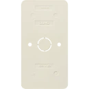 Jung AP 600 Bodemplaat schakelmateriaal 2-voudig Horizontaal en verticaal Glanzend wit RAL 1013 328-676