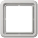 Jung CD range afdekraam cd500 1-voudig Horizontaal en verticaal Grijs RAL 7035 IP21 CD581WULG