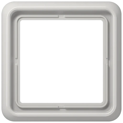 Jung CD range afdekraam cd500 1-voudig Horizontaal en verticaal Grijs RAL 7035 IP21 CD581WULG