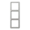 Jung CD range afdekraam cd500 3-voudig Horizontaal en verticaal Grijs RAL 7035 IP21 CD583WULG