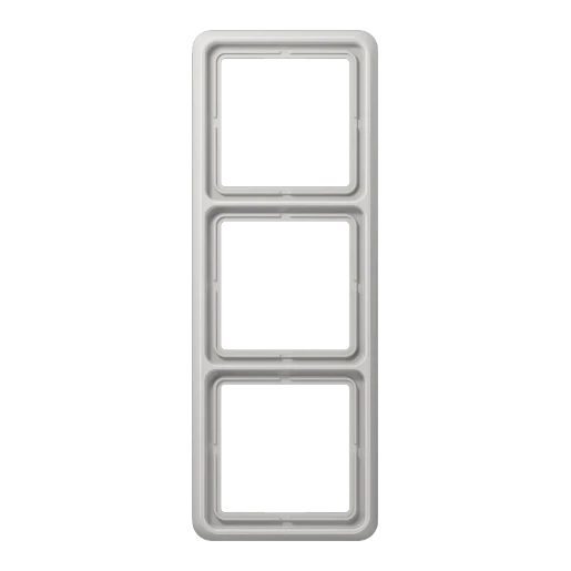 Jung CD range afdekraam cd500 3-voudig Horizontaal en verticaal Grijs RAL 7035 IP21 CD583WULG