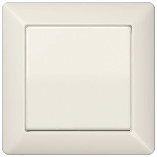 Jung AS range afdekplaat + schakelwip voor 1- 2- en 3-polig as500 enkele wip wit RAL 1013 AS590