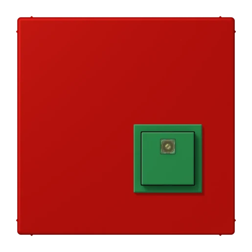 Jung LS range Miva afzetknop LC32090 70x70mm rood IP20 NRSLC0834AT227