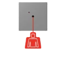 Jung LS range Miva trekimpulsgever LC32011 trekcontact 70x70mm IP20 NRSLC0834ZT203