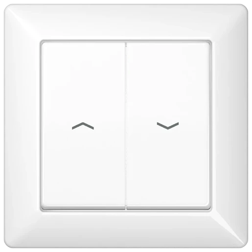 Jung AS range volle afdekplaat + schakelwippen as500 tweedelige wip wit RAL 9016 AS590-5PWW