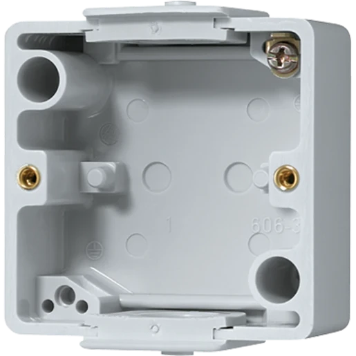 Jung WG 600 Onderkast 1-voudig grijs Horizontaal en verticaal 600