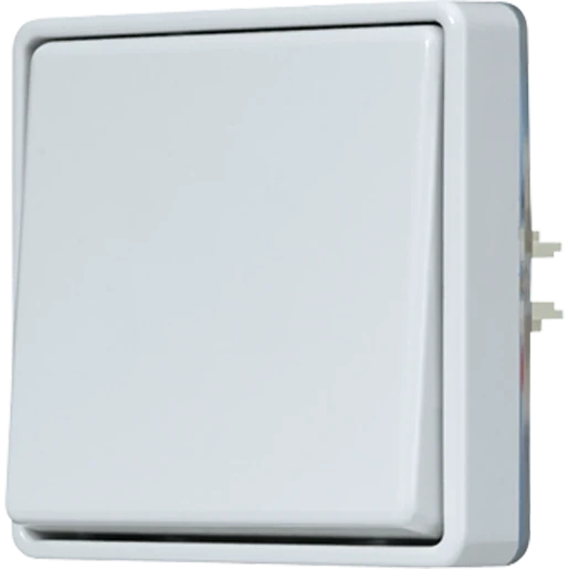 Jung WG 600 wipschakelaar zonder onderkast Tweepolige schakelaar opbouw grijs IP44 602E