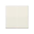 Jung AS range centraalplaat + schakelwip tweedelige wip wit RAL 1013 AS591-5BF