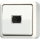 Jung AP 600 Impulsdrukker opbouw Wip Glanzend wit RAL 1013 631A