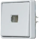 Jung WG 600 impulsdrukker zonder onderkast opbouw Wip Glanzend grijs RAL 7035 631E