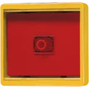 Jung WG 600 Afdekplaat + glas enkele wip geel RAL 1023 661WGLGE