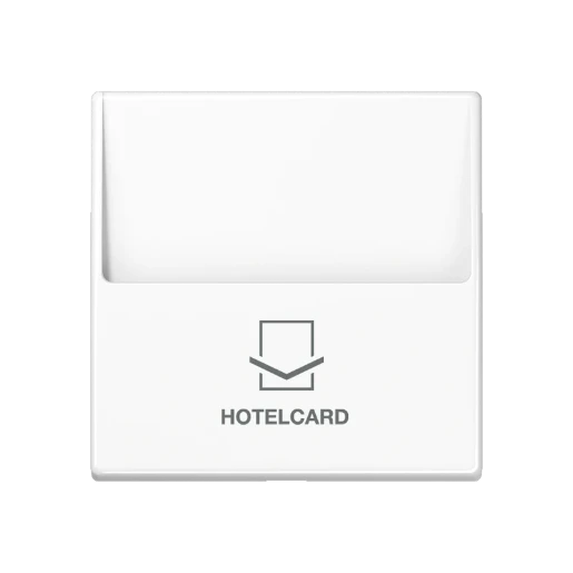 Jung AS/A range centraalplaat a(s)500 hotelkaart wit RAL 9016 A590CARDWW