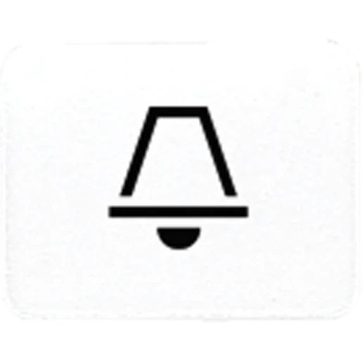 Jung inzetstuk contactdoos alpine wit 500 / ap600 bel Symbool 