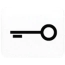 Jung inzetstuk alpine wit contactdoos ls/wg600/ap sleutel Symbool 
