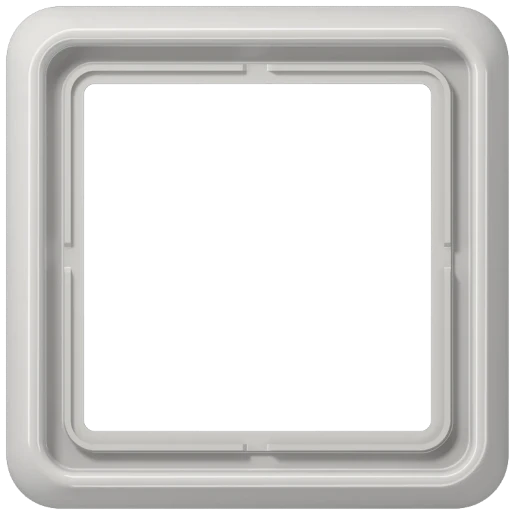 Jung CD range afdekraam cd500 1-voudig Horizontaal en verticaal Grijs RAL 7035 IP21 CD581LG