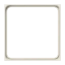 Jung LS range tussenraam ls990 montage cd500 70.5x8.2x70.5mm wit RAL 1013 LS981Z