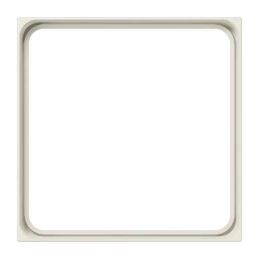 Jung LS range tussenraam ls990 montage cd500 70.5x8.2x70.5mm wit RAL 1013 LS981Z