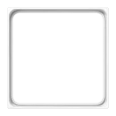 Jung LS range tussenraam ls990 montage cd500 70.5x8.2x70.5mm wit RAL 9016 LS981ZWW