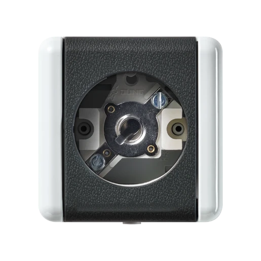 Jung WG 800 lichtsignaal met onderkast Basiselement 230V opbouw grijs IP44 837-10W