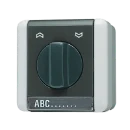 Jung WG 800 Jaloezieschakelaar Draaiknop 1P IP44 834.10W