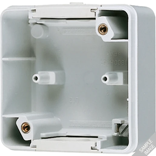 Jung WG 800 Onderkast 1-voudig grijs Horizontaal en verticaal J803