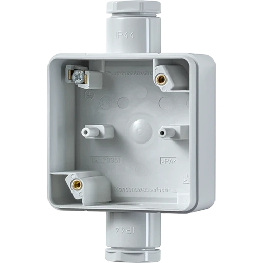 Jung WG 800 Onderkast 1-voudig grijs Horizontaal en verticaal J852