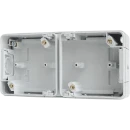 Jung WG 800 Onderkast 2-voudig grijs Horizontaal 822