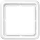 Jung CD range afdekraam cd500 1-voudig Horizontaal en verticaal Wit RAL 9016 IP21 CD581WUWW