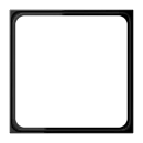 Jung LS range tussenraam ls990 montage cd500 70.5x8.2x70.5mm zwart RAL 9005 LS981ZSW